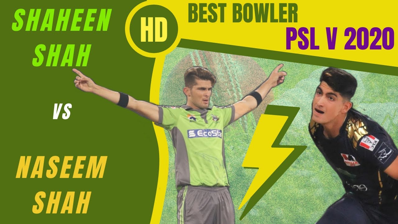 Best Bowler of PSL 5 2020 | Shaheen Shah VS Naseem Shah | HBLPSL 5 2020 | CaughtinCricket
