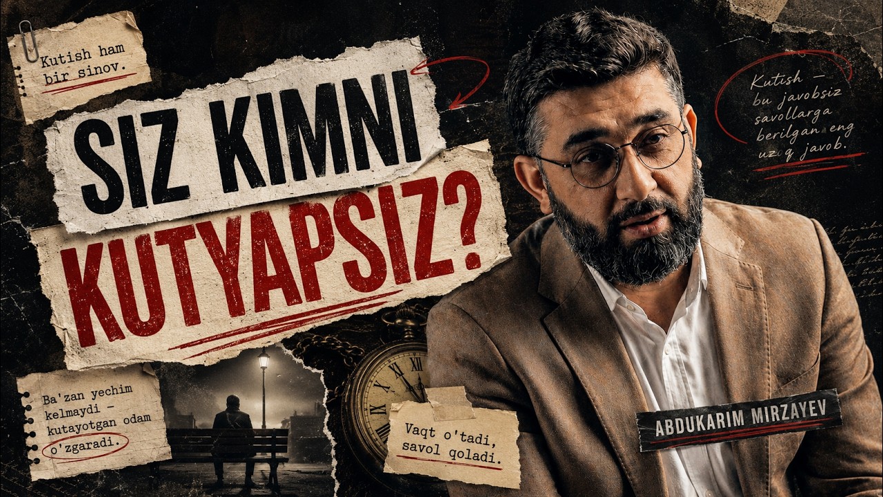 Siz kimni kutyapsiz? | @AbdukarimMirzayev2002 #kitob