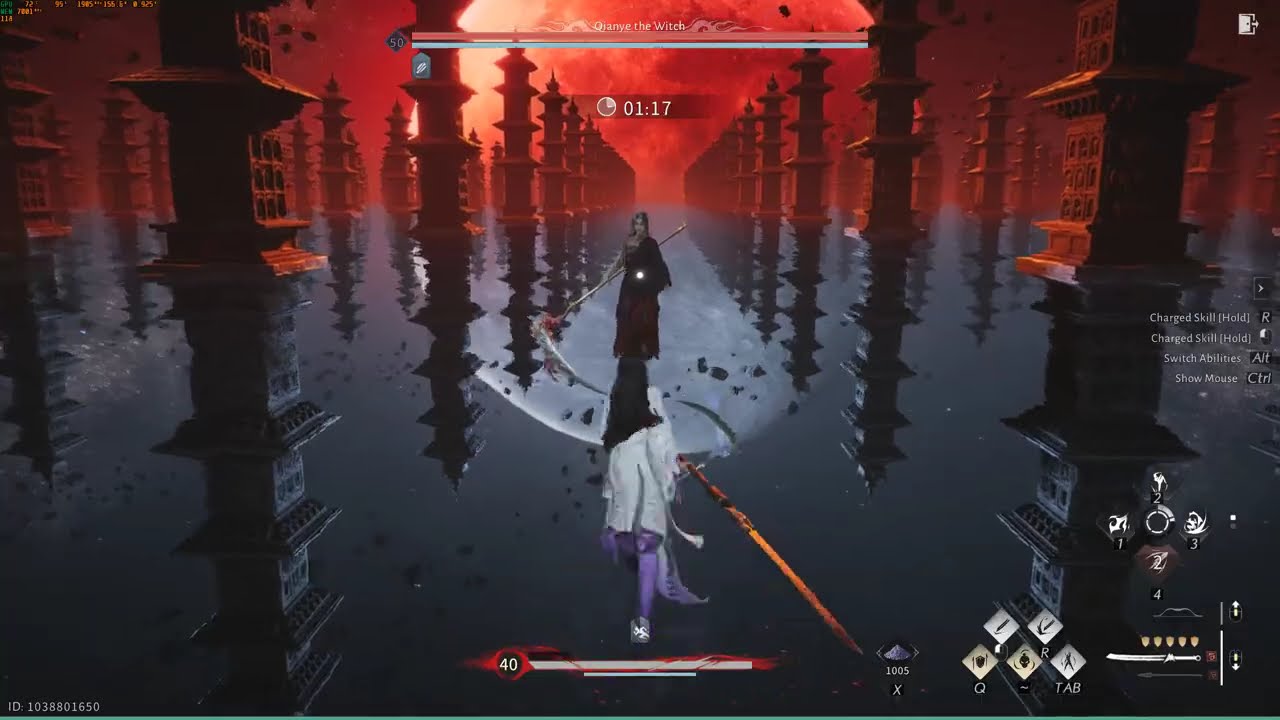 [Where Winds Meet] No-Hit Qianye (Abyss) | Thundercry Blade