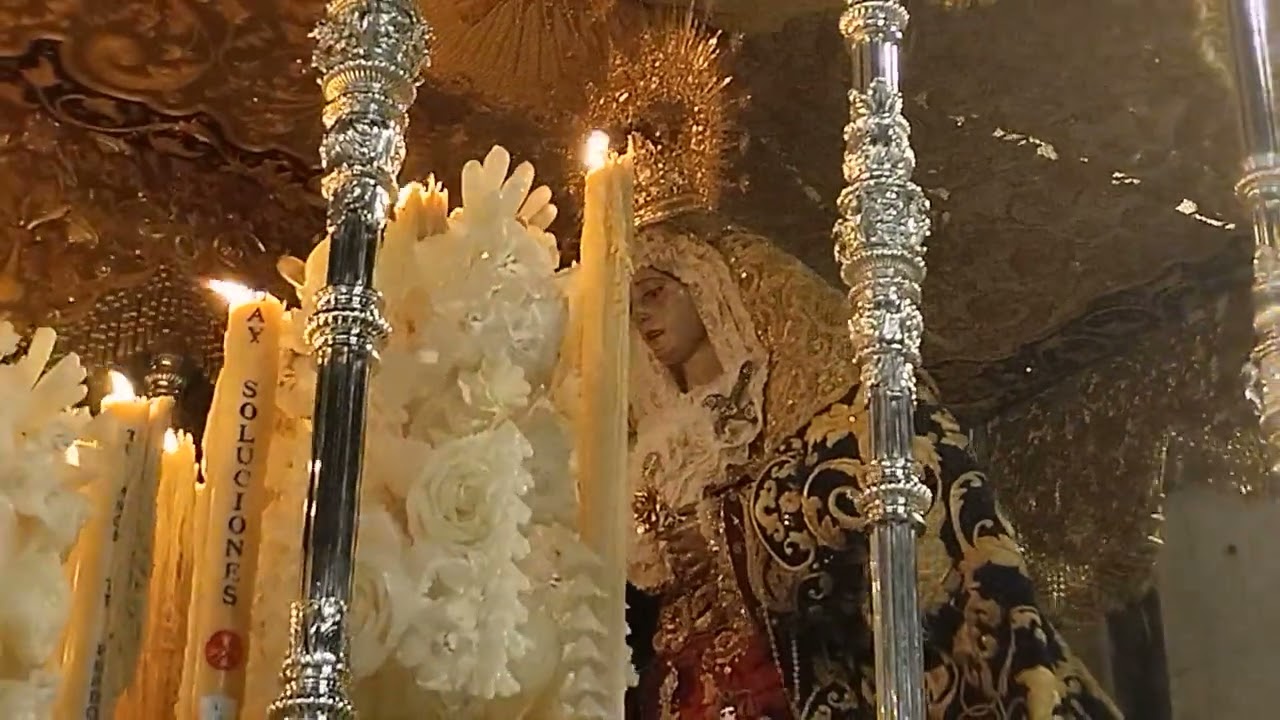 Virgen de San Esteban por la cuesta del rosario. Martes Santo 