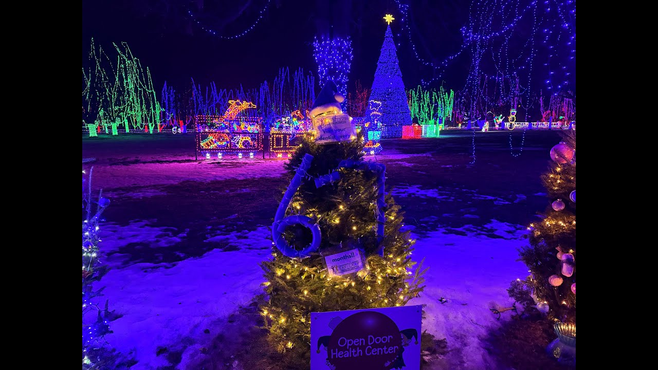 Minnesota VLOG1: Kiwanis Holiday Lights 2025 - Christmas  আলোর সাজ চারিদিকে #mankato