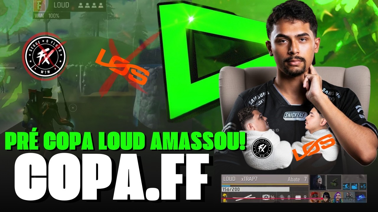 💚 ATROPELO!!! LOUD VS LOS E FLUXO PRÉ COPA - #freefire #loud #fluxo