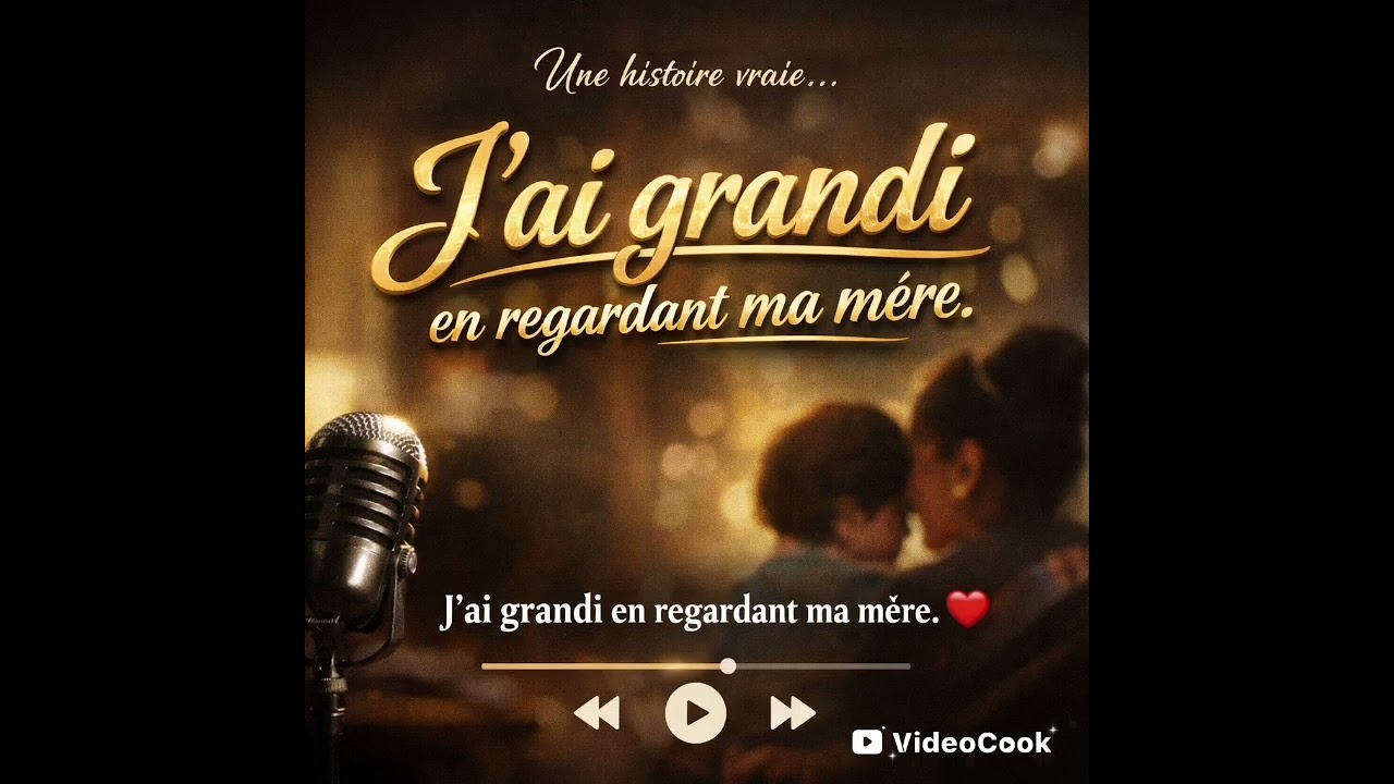 J'ai grandi en regardant ma mère 