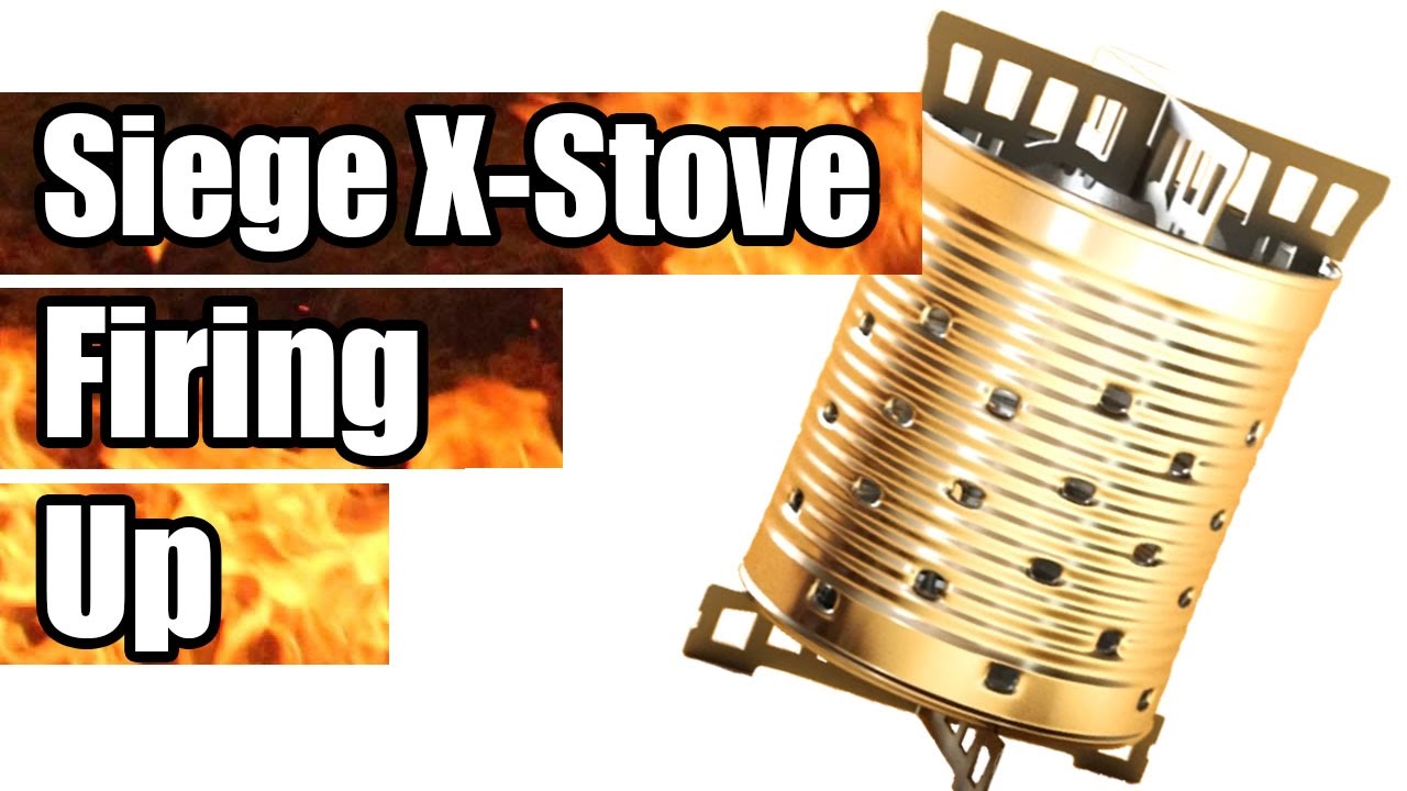 Siege X-Stove - Firing Up the Siege Stove - Camp Stove & Survival Stove (LitUp #3) PrepFx