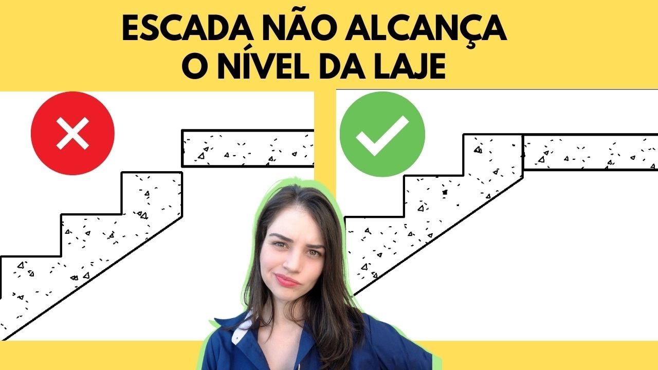 Escada não alcança a laje - Problema no Revit