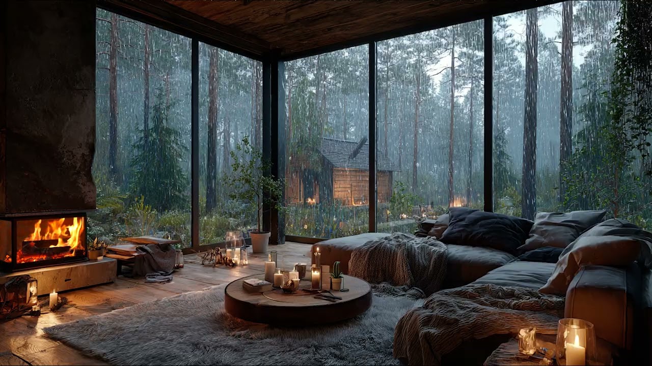 Suono della Pioggia Fuori dalla Finestra 🌧️ Relax Profondo per Dormire e Studiare