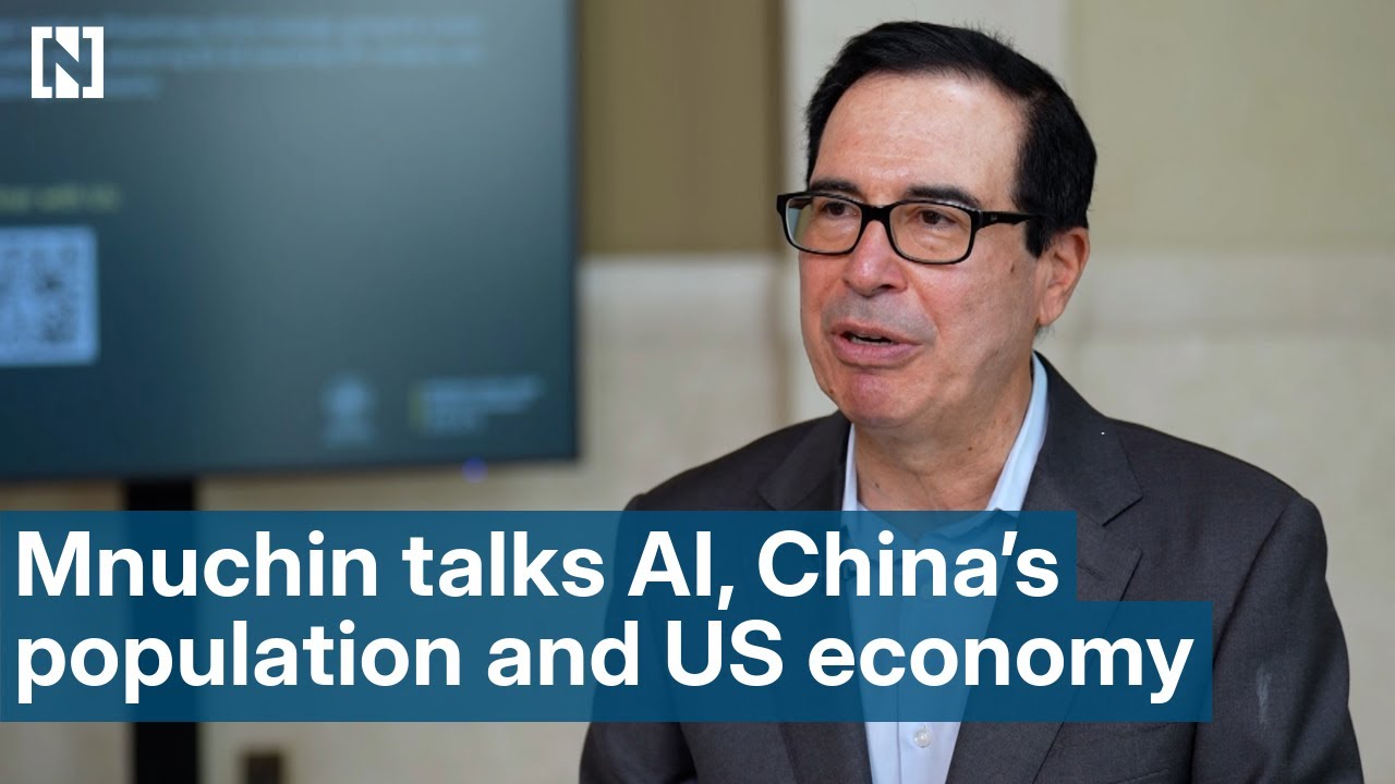 Стивен Мнучин рассказывает о буме искусственного интеллекта, сокращении населения Китая и о том, ...