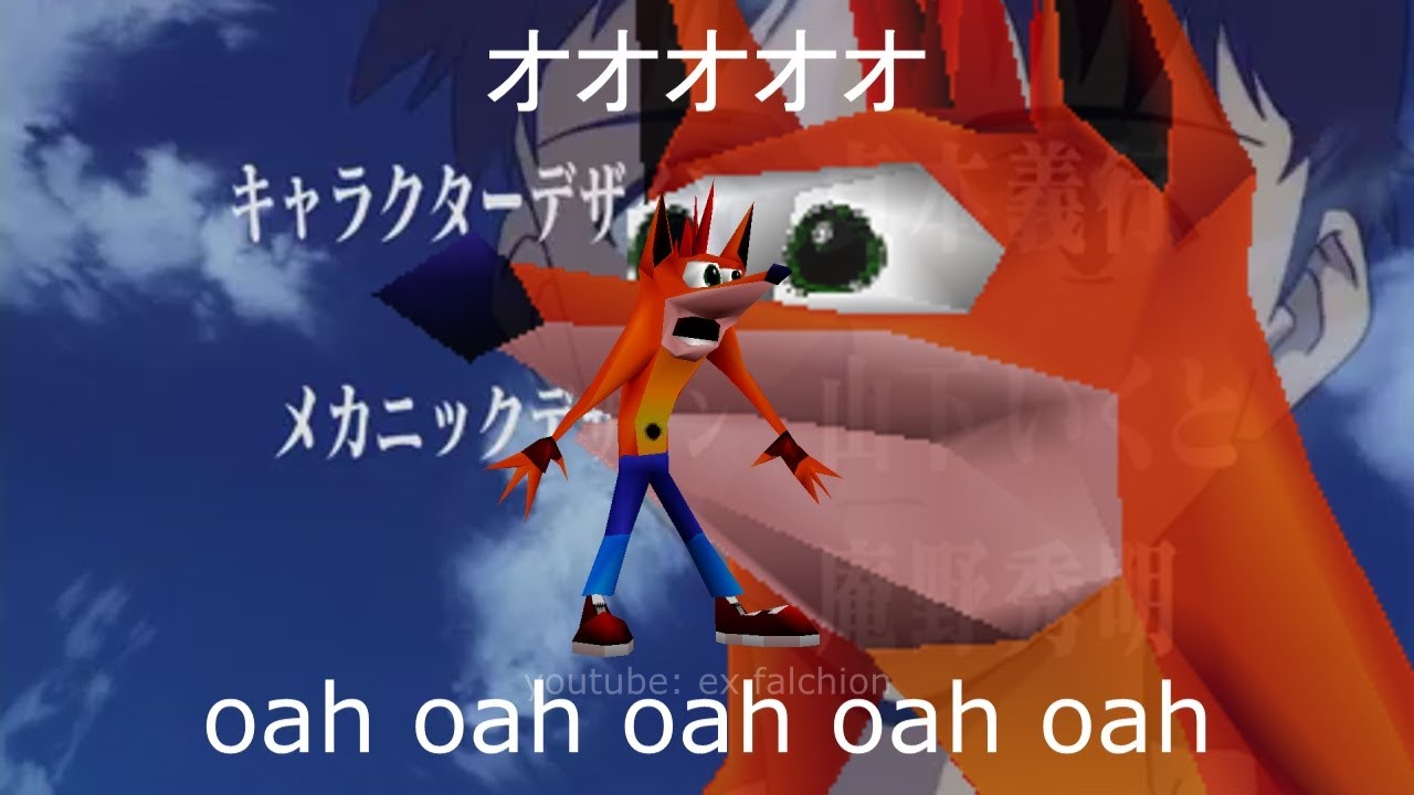 Crash sings A Cruel Angel's Thesis