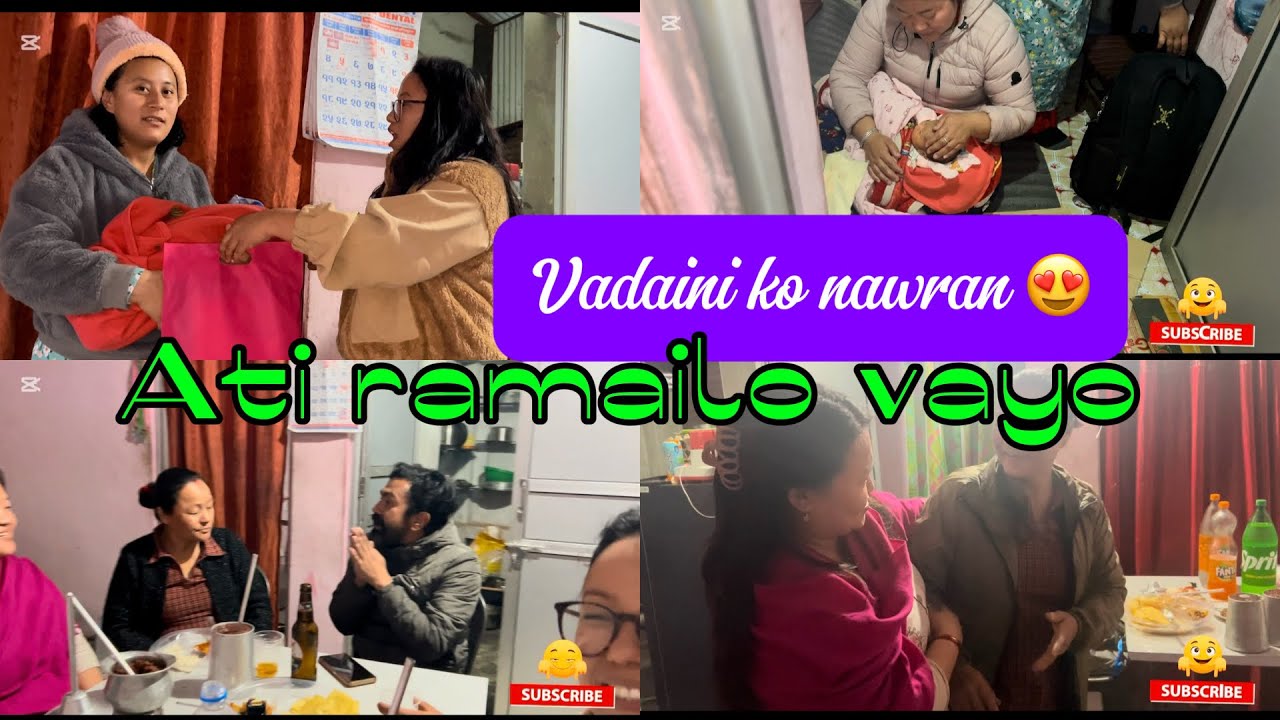 Aja ati ramailo vayo 😁Vadaini ko nawran ma♥️