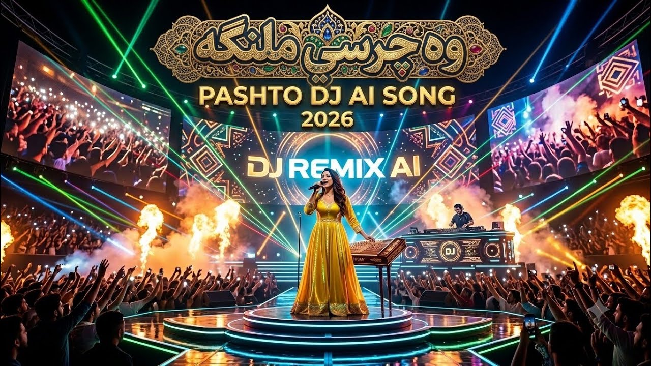 Wa Charsi Malanga | چرسی ملنګه Pashto AI Song 2026 🎧 | New Pashto DJ Remix Song Viral Music Video 4K