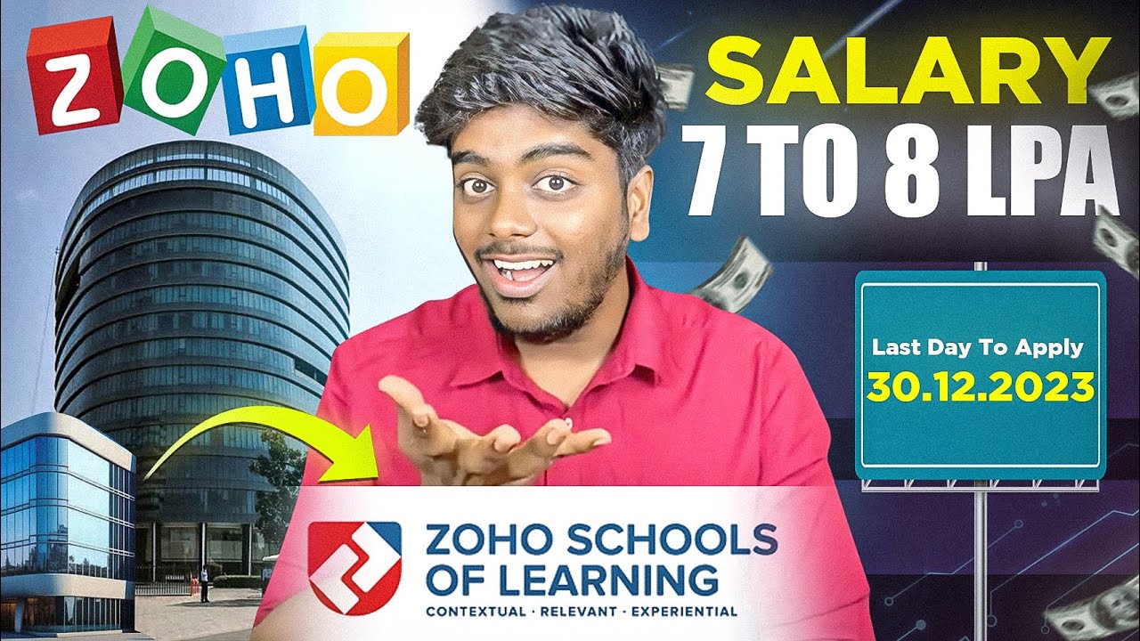 Zoho School of learning 🚀 | Never miss this Chance 🤯 | Exam update Tamil 💥