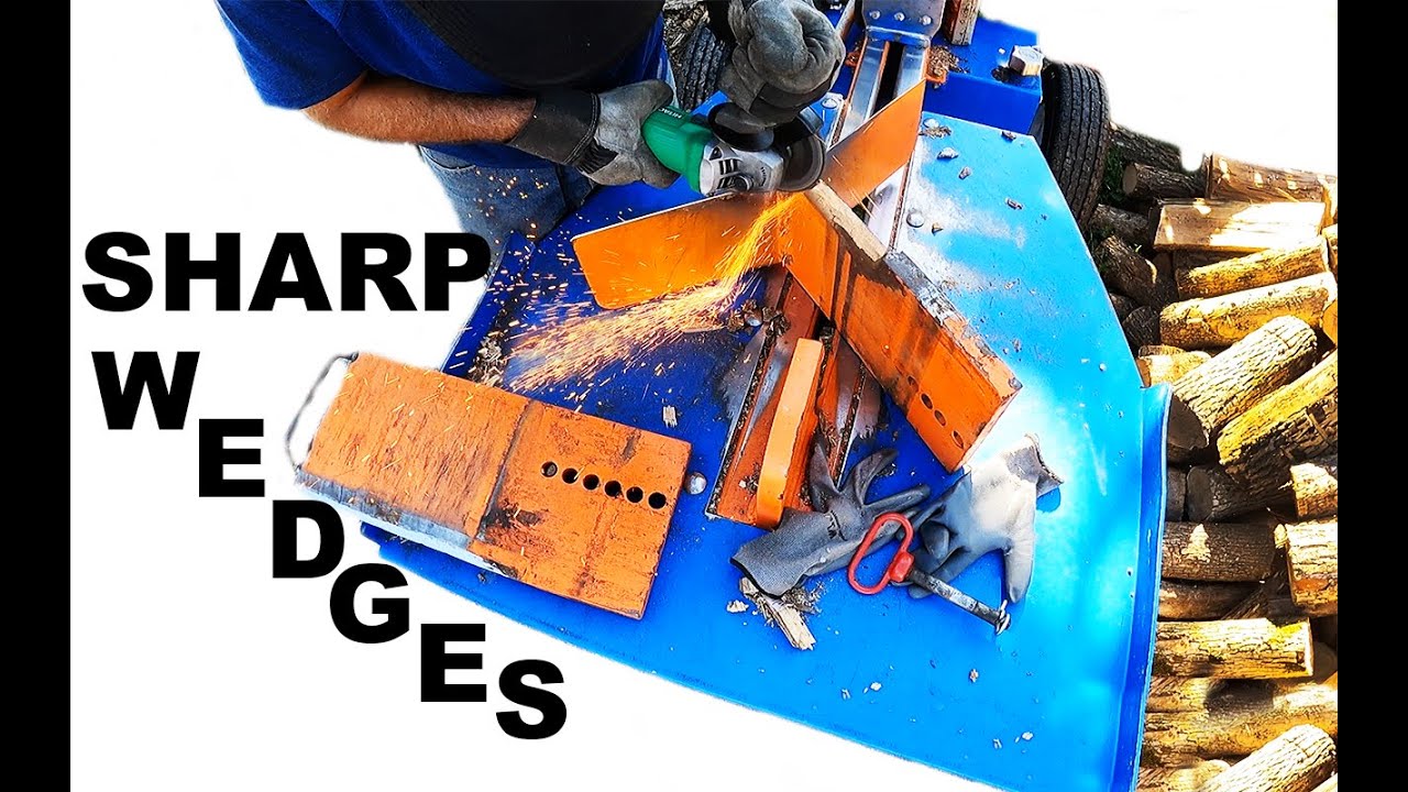 Does a sharp wedge split better?