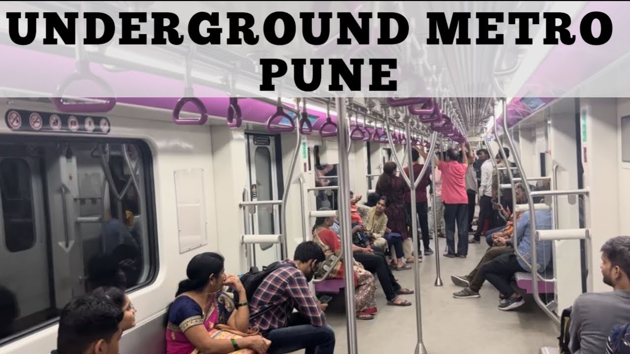 Underground pune metro मेट्रो रेल्वे भुयारी मार्ग #indianrailways #punemetro