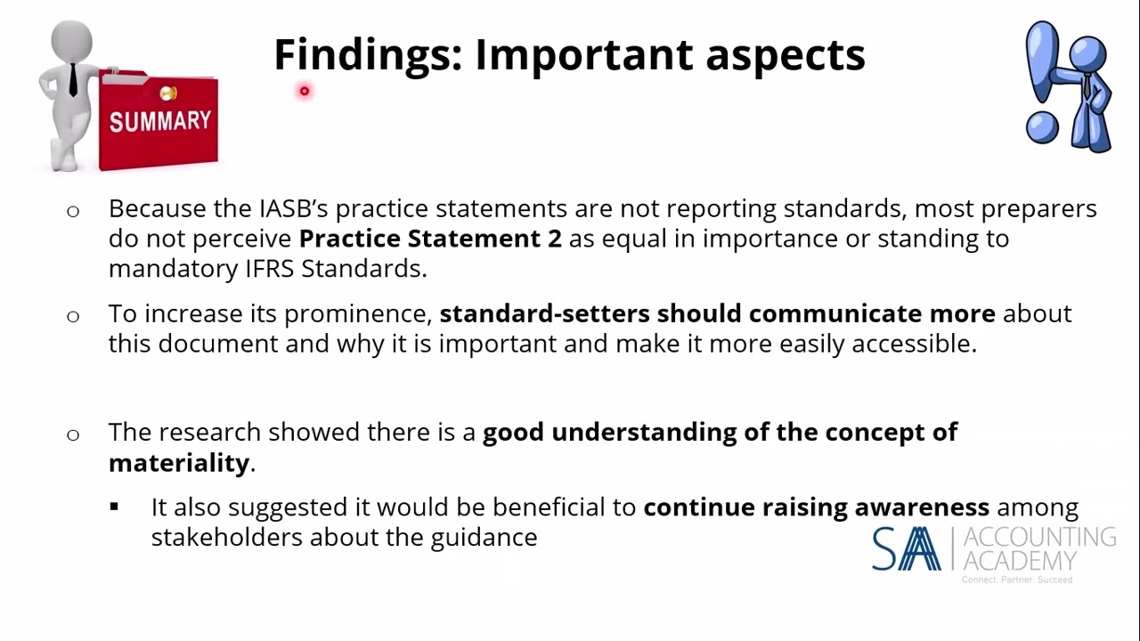 IFRS: Guidance on Materiality Judgement