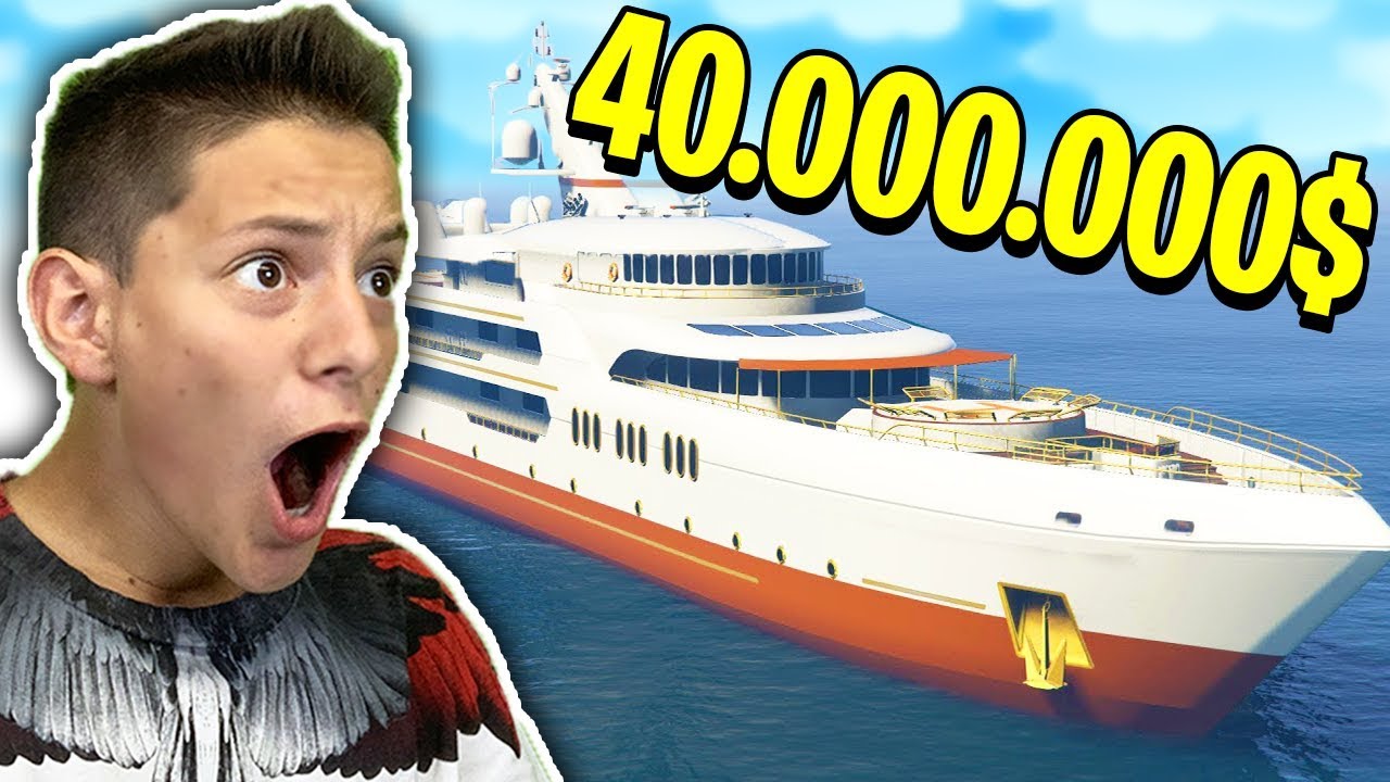 IL MIO YACHT da 40.000.000$ GIGANTE su GTA 5!! 😱 *INCREDIBILE*