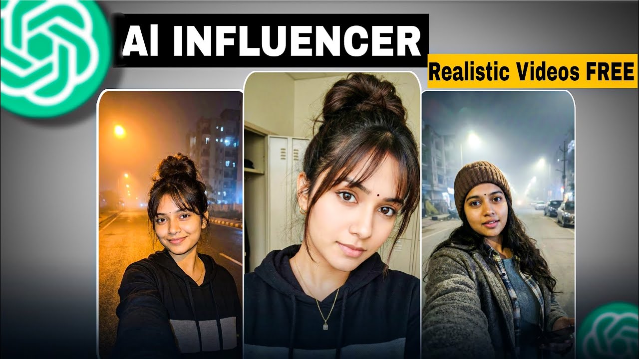 Make Realistic AI Influencer Videos For Free | Real Life Influencer | #AIInfluencer