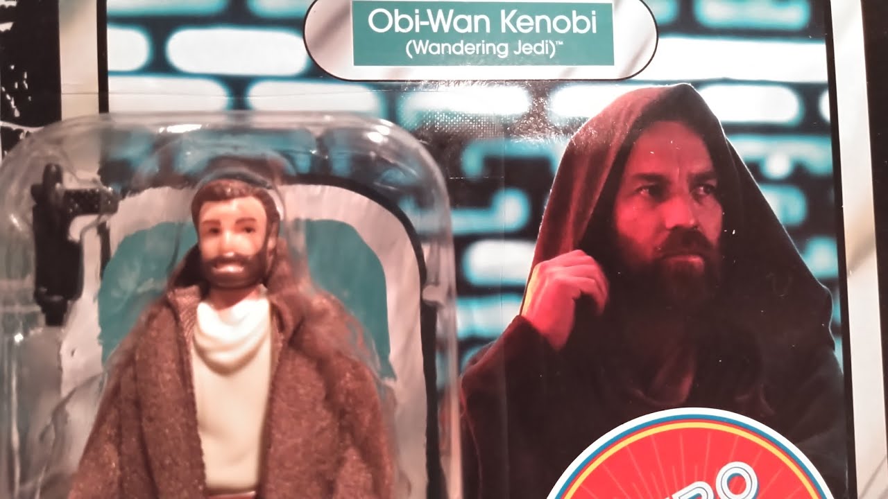 STAR WARS Obi-wan Kenobi (Wandering Jedi) Retro Collection from Kenner unboxing and review