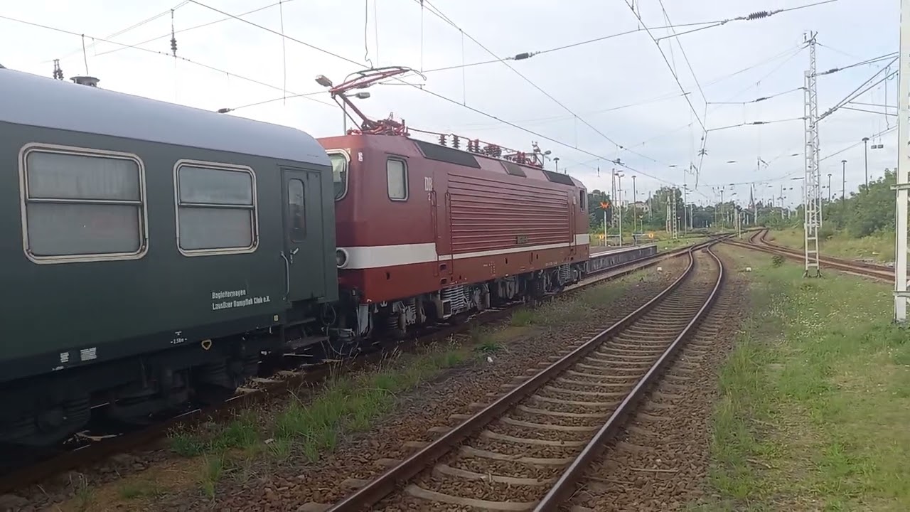Aufnahmen im Bahnhof Berlin Lichtenberg Sonderzug usw.am 12.08.2023