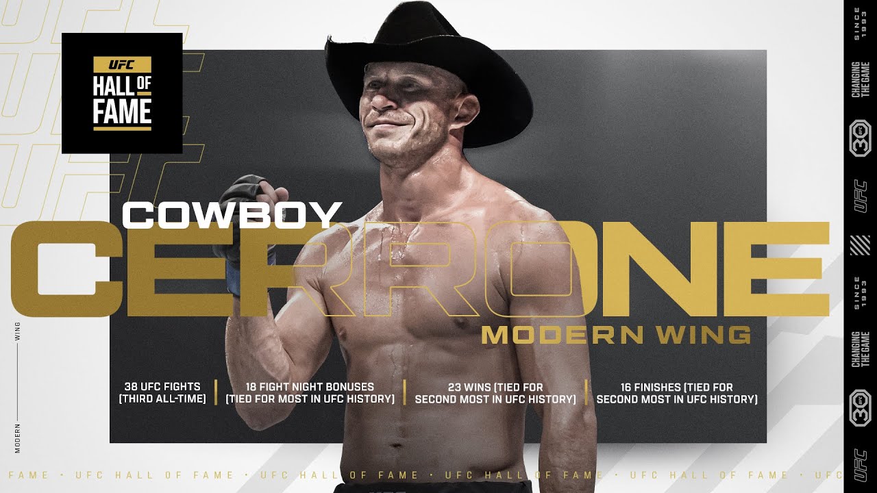 Ковбой Серроне вошел в Зал славы UFC | ВЫПУСК 2023 ГОДА