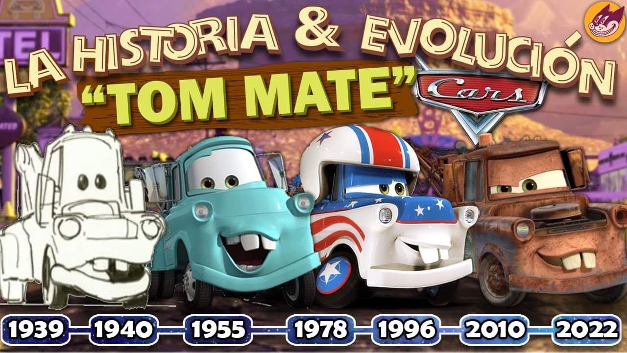 La Historia y Evolución Completa de "Tom Mate" (Cars) | Explicada