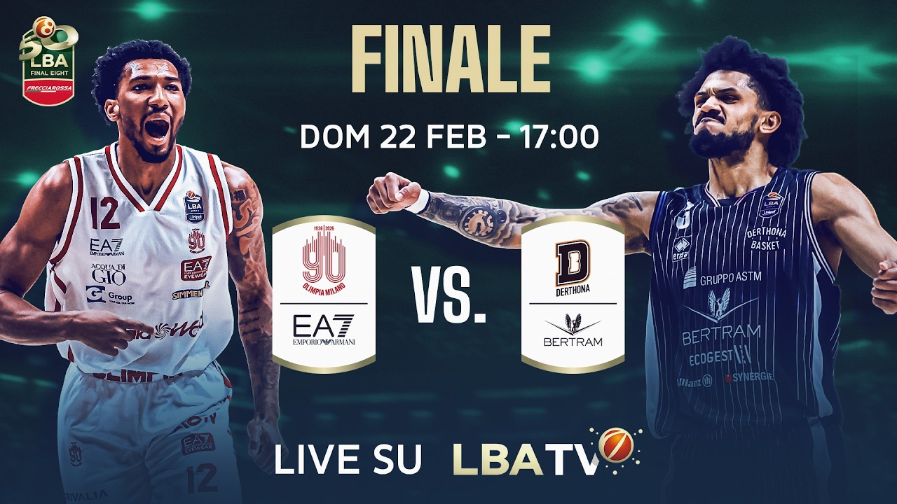 Olimpia Milano- Derthona Basket 🔥 | Pre-partita Finale Coppa Italia LIVE YouTube LBA