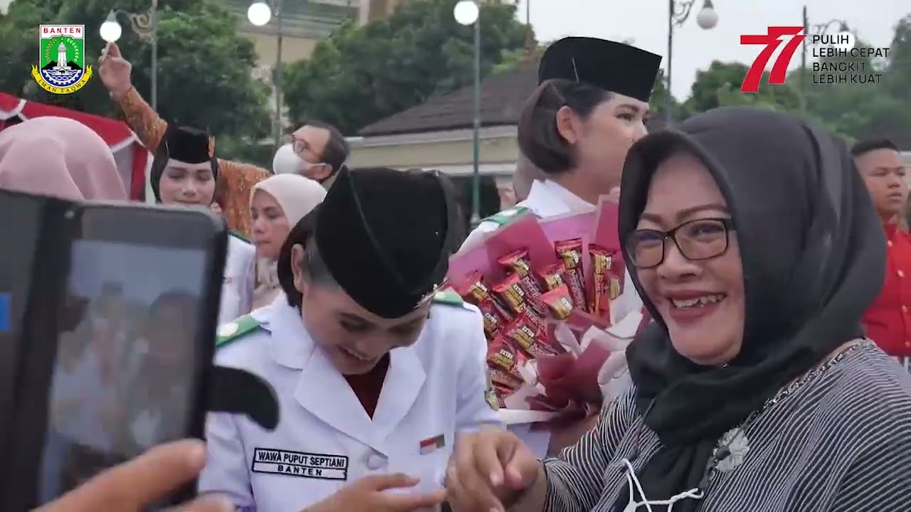 Pengukuhan dan Upacara Paskibraka Provinsi Banten 2022