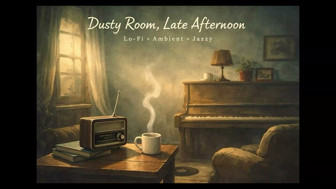 🌤️📻Dusty Room, Late Afternoon — Lo-Fi · Ambient · Jazzy