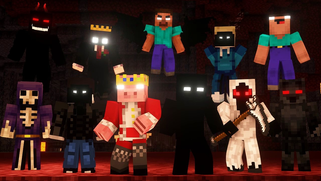 Entitys VS Youtubers | Full Movie ☠️ | Legends Collection Of @BlineGamer | Best War
