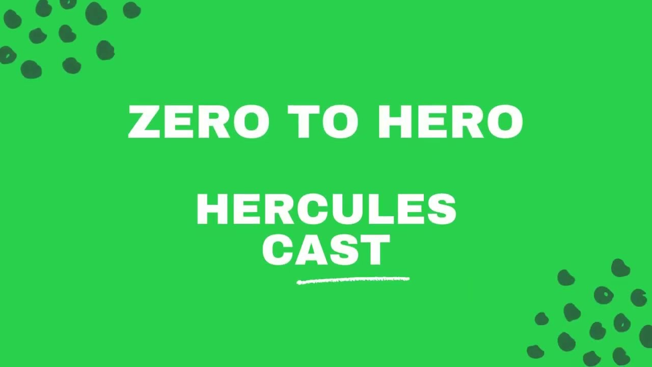 Zero To Hero - Karaoke - Hercules Cast