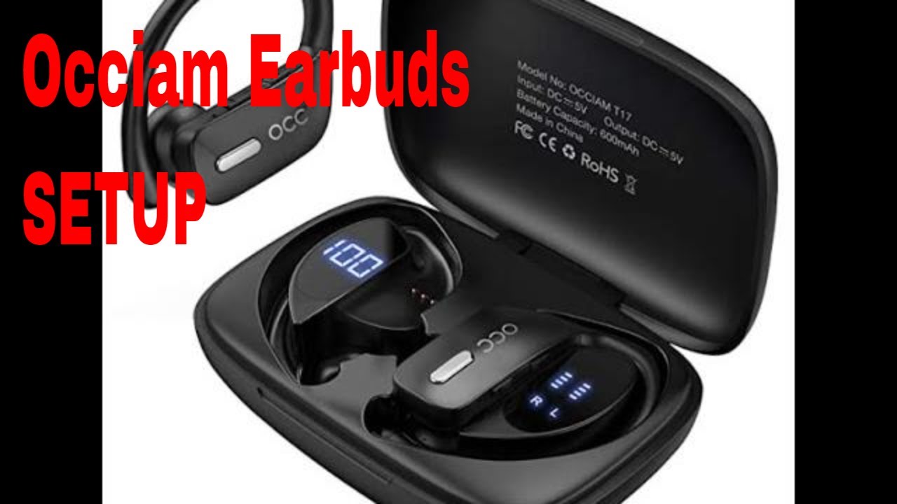 Наушники Occiam Bluetooth с поддержкой 48 часов воспроизведения, TWS, глубокие басы, внутриканаль...