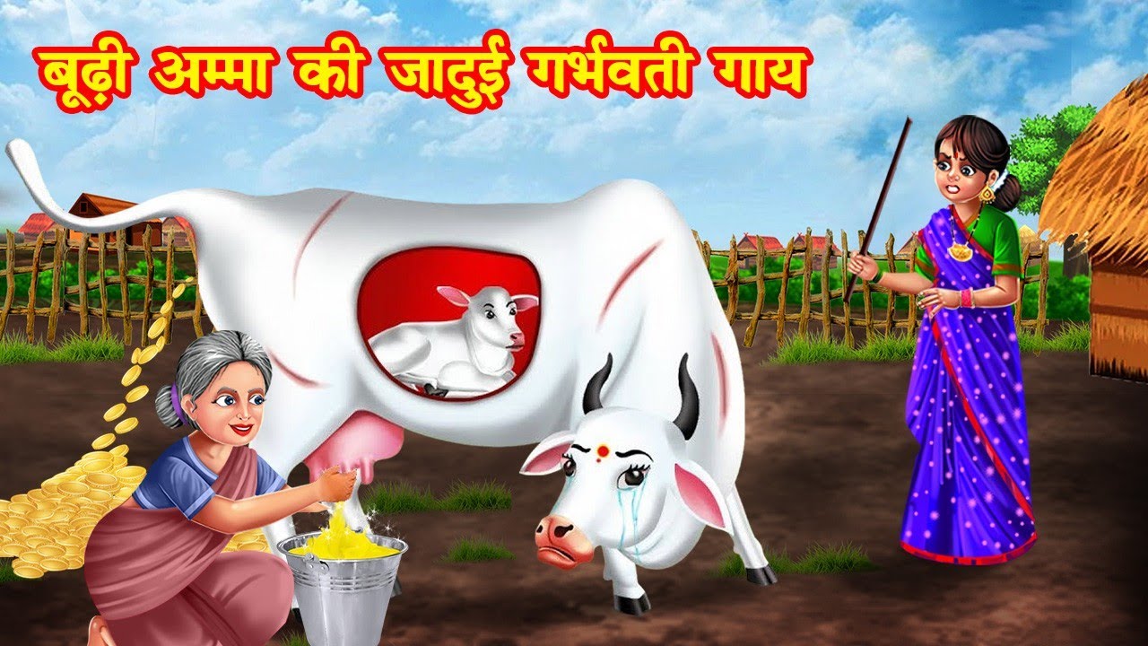बूढ़ी अम्मा की जादुई गाय | budi amma ki jadui gaay | Jadui Kahaniya | Moral stories | kahani