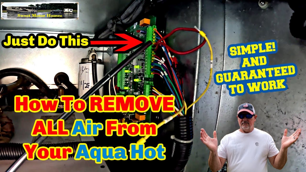 Как удалить весь воздух из всей системы Aqua Hot... Советы и рекомендации