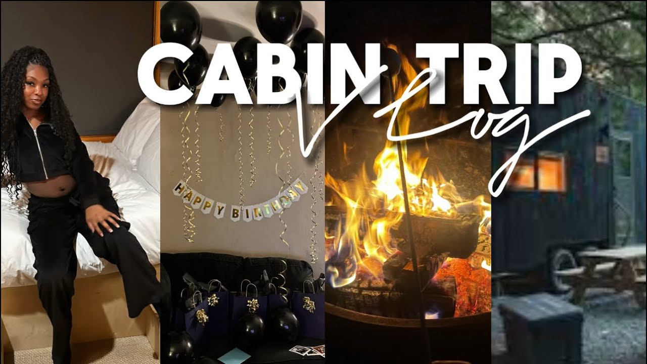 Getaway Cabin Trip! ⛺️| surprising my bf for his bday | 5 senses gifts|