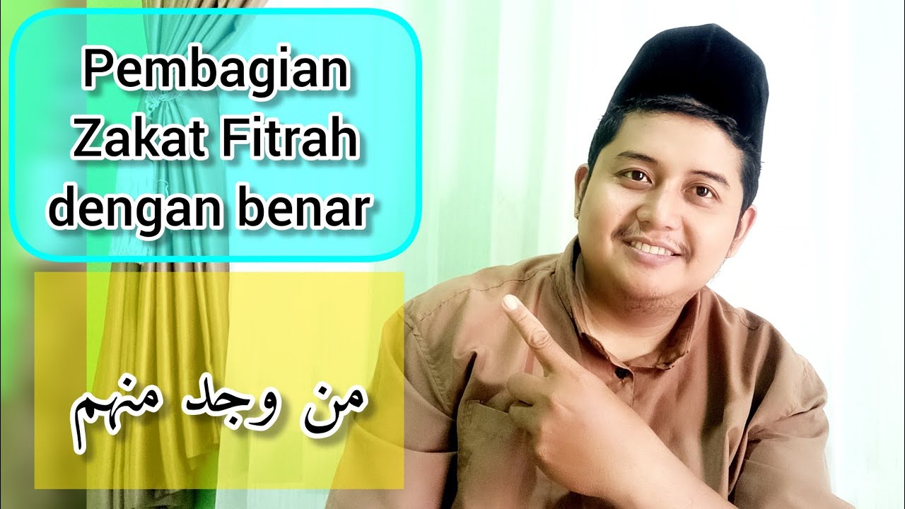 Pembagian Zakat Fitrah yang Benar pkai kaidah 