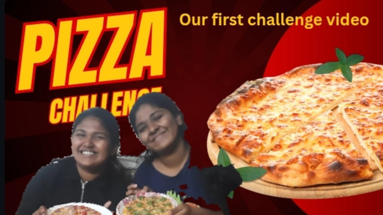 Our 1st challenge video pizza challange
