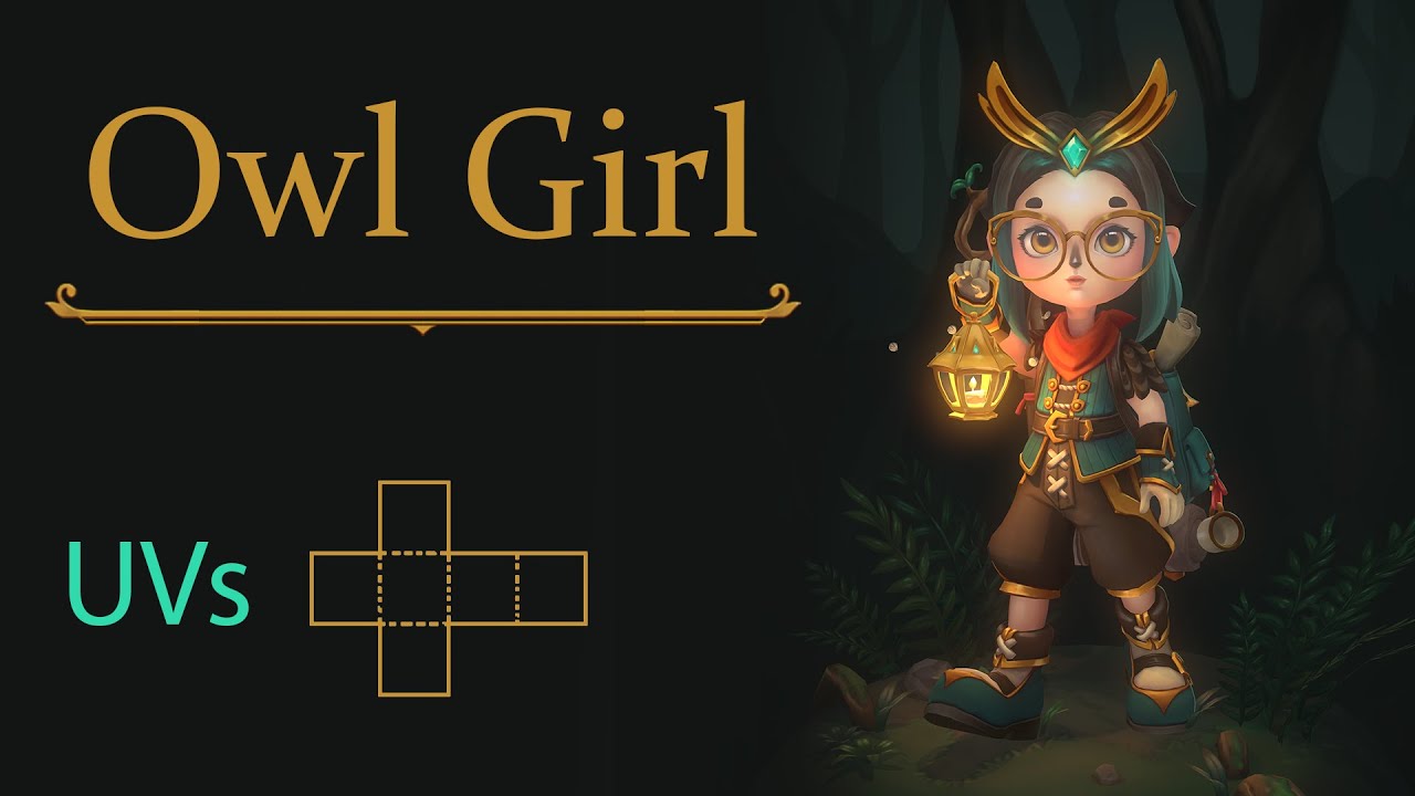 Owl Girl - Uvs - Timelapse Video