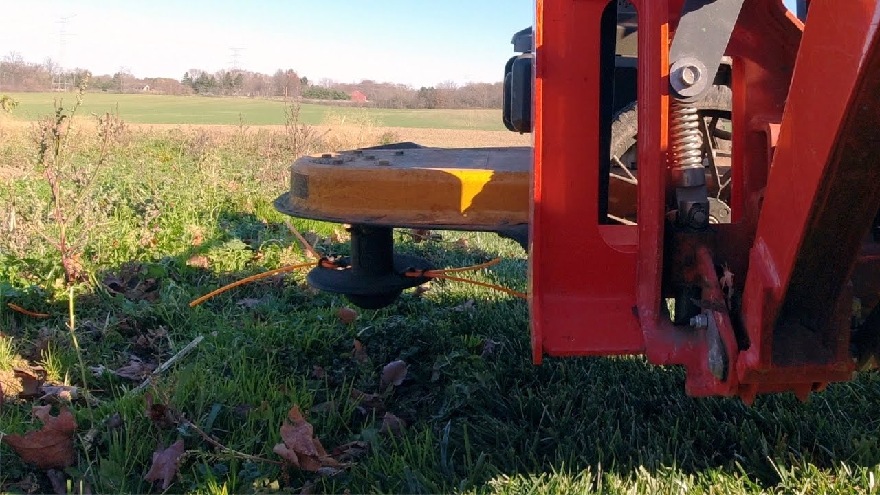 Workshop Wednesdays: Poor Man's String Trimmer Attachment For Kubota BX