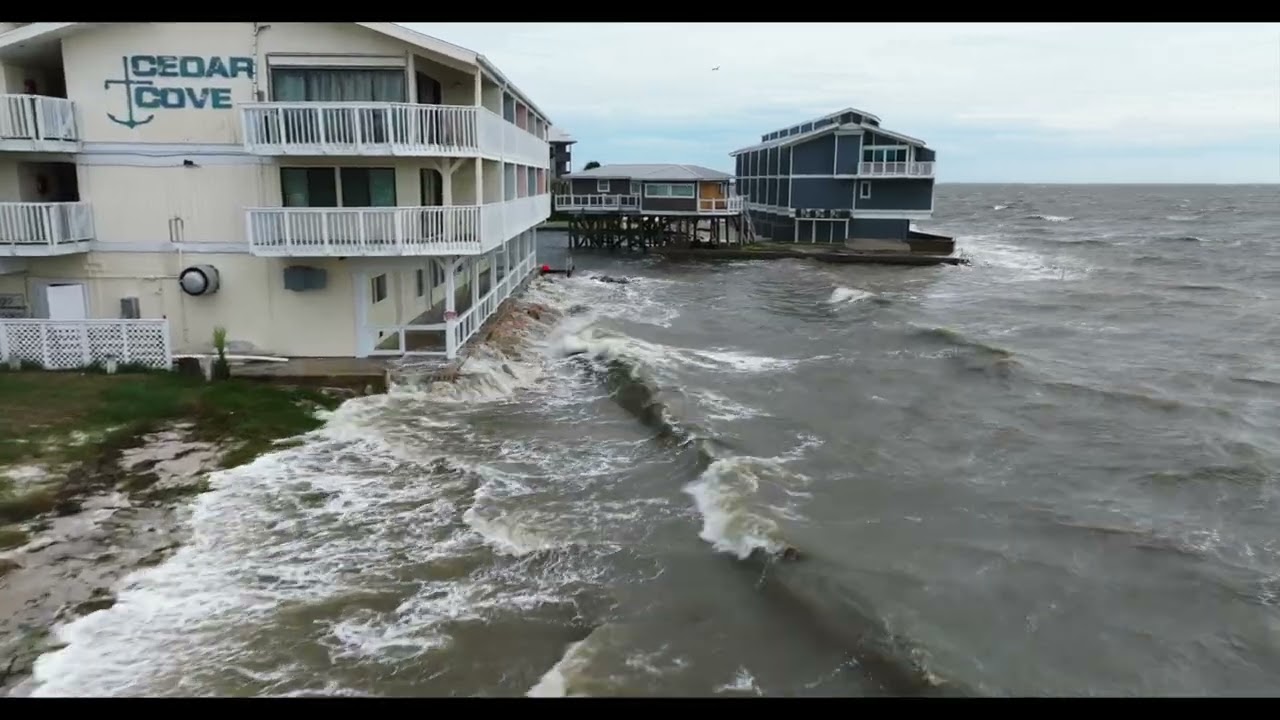 Hurricane Helene storm surge Cedar Key Florida