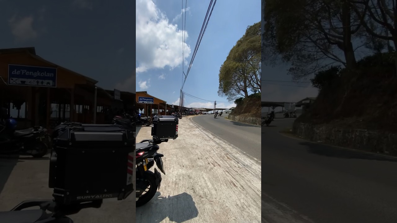 TIKUNGAN POINT CUKUL #cukul #pangalengan #pangalenganbandung #sunmori #satmori #morningride #adv150