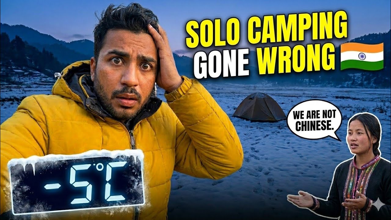 Solo Camping Went Wrong in Ziro Valley 😰 | Locals Saved Me & Proved Northeast India is NOT China 🇮🇳