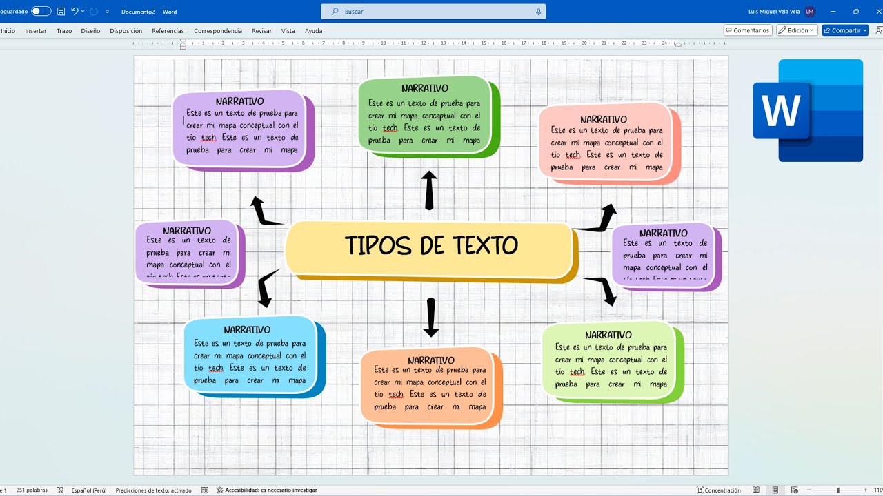 Mapas CONCEPTUALES en WORD y POWERPOINT Modernos