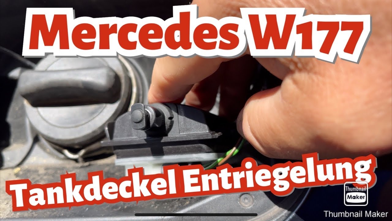 Mercedes W177 Tankdeckel ersetzen Verriegelung wechseln