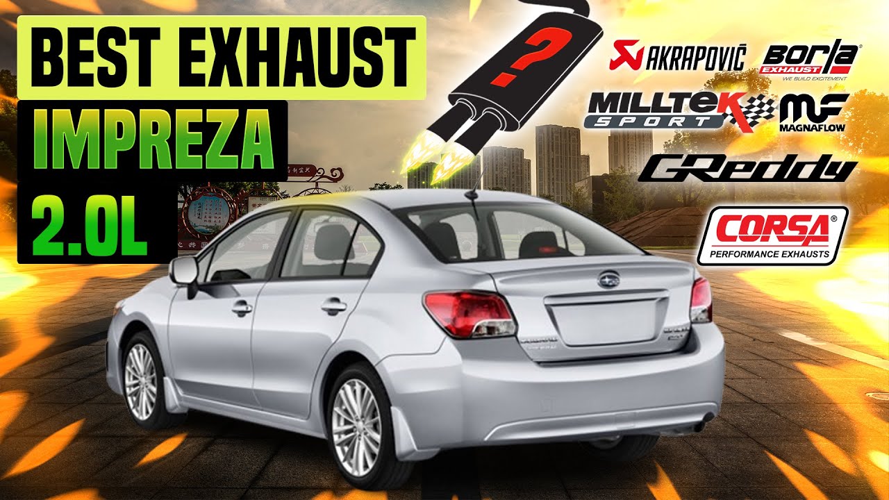 Subaru Impreza Exhaust Sound 2.0L 🔥 Mods,Muffler Delete,Turbo,Straight Pipe,Non Turbo,Upgrade,HKS+