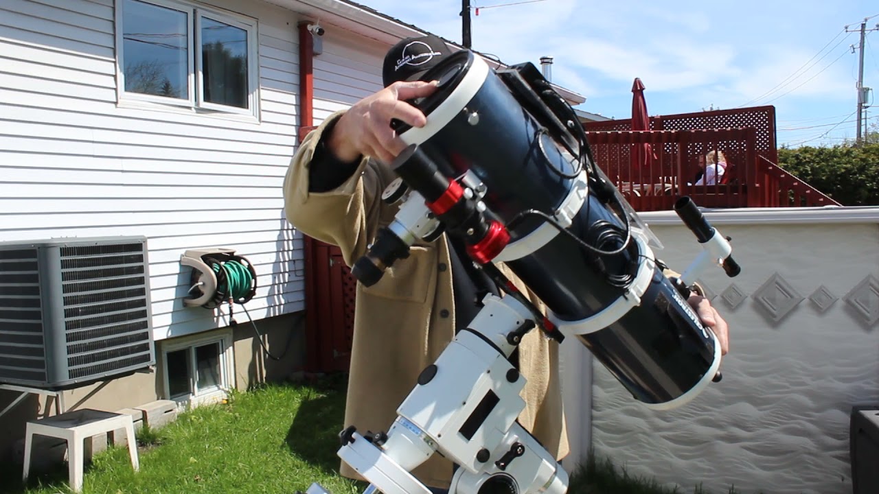 Mise en station d'une monture équatoriale HEQ5 Pro