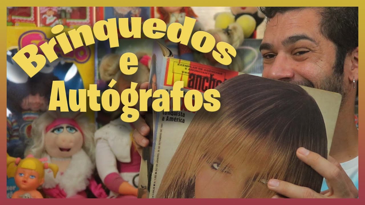 Os aut&oacute;grafos da Turma da Xuxa - Xuxinha Mimo, LP das Paquitas e Revista da Xuxa