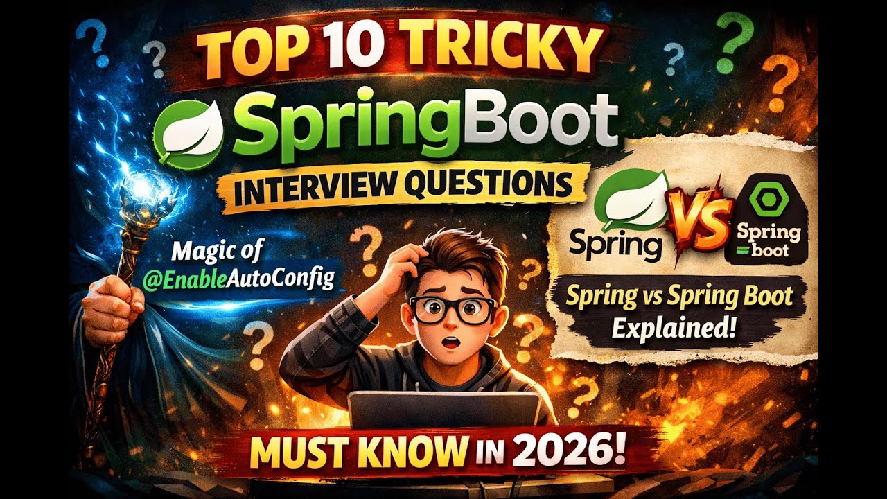 10 самых сложных вопросов на собеседовании по Spring Boot | Spring и Spring Boot: сравнение.