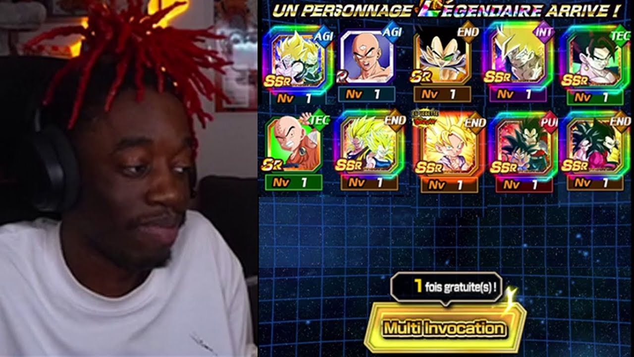 Le NOOB le plus Chanceux de DOKKAN - INVOCATION 8 ANS