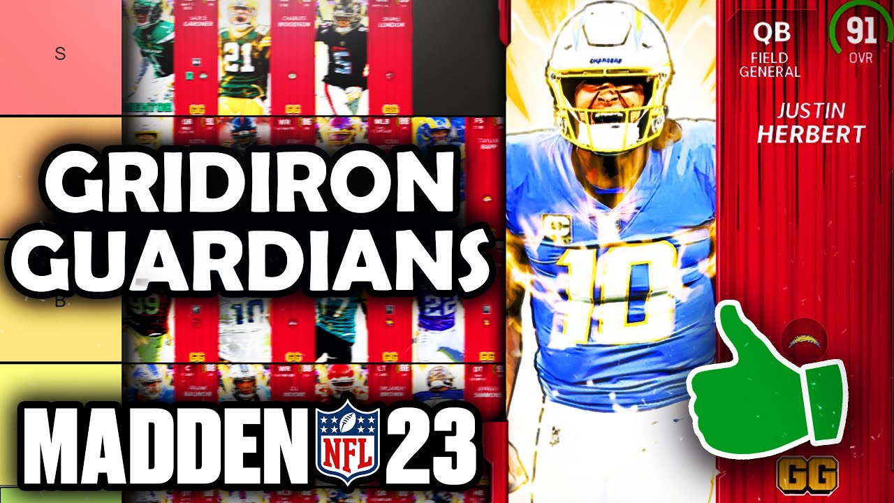 RANKING the BEST Gridiron Guardians in Madden 23 Ultimate Team (Tier List)