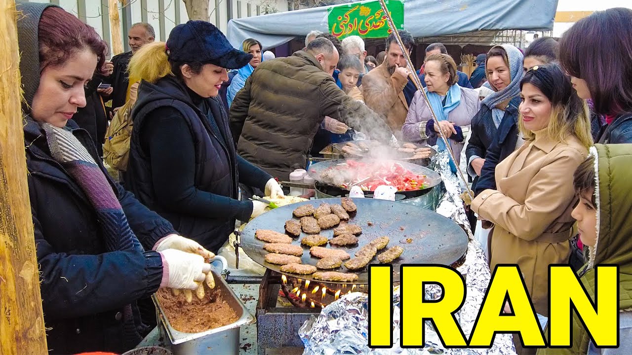 Самая красивая уличная едальня в Тегеране, ИРАН 🇮🇷