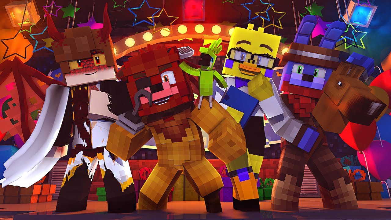 Minecraft FNAF 7 Pizzeria Simulator - FASHION SHOW! (Minecraft Roleplay)